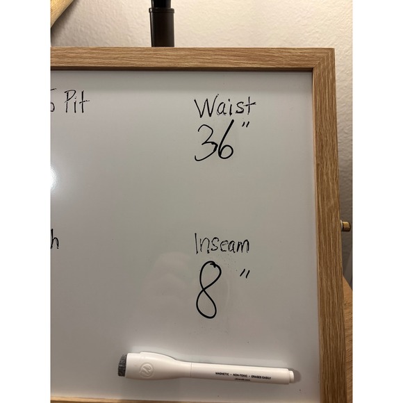 Wrangler Men's Classic Blue Denim Shorts Size 38 Straight Leg Casual #586 - Picture 5 of 7